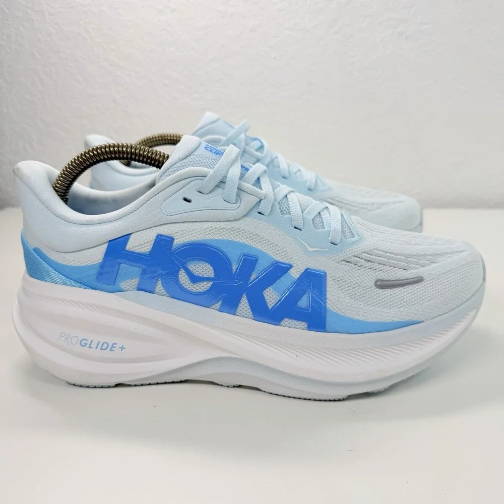 Hoka Clifton PRO Women's Size 8.5 Soaring Blue White Running Shoes Sneakers NWOB